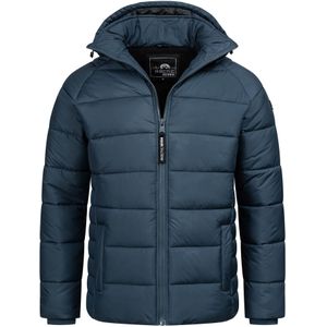 Arctic Seven - Gewatteerde Jas - Zwart - 100% Polyester - Wind- & Waterafstotend