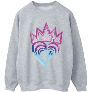 Li-cense Disney dames descendants roze kroon sweatshirt