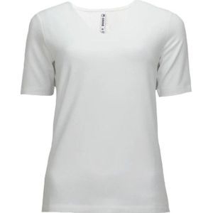 ZOSO - Vera - T-shirt - Glitterribboord - Zacht - V-hals