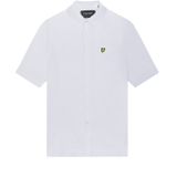 Lyle & Scott - Korte Mouwen Oxford Shirt - Wit - Heren