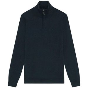 Lyle and Scott - Tonal Eagle Merino - Gebreide Trui - Kwart Rits