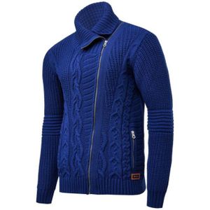 Rusty Neal - Kabel Gebreid Vest - Grijs - Heren