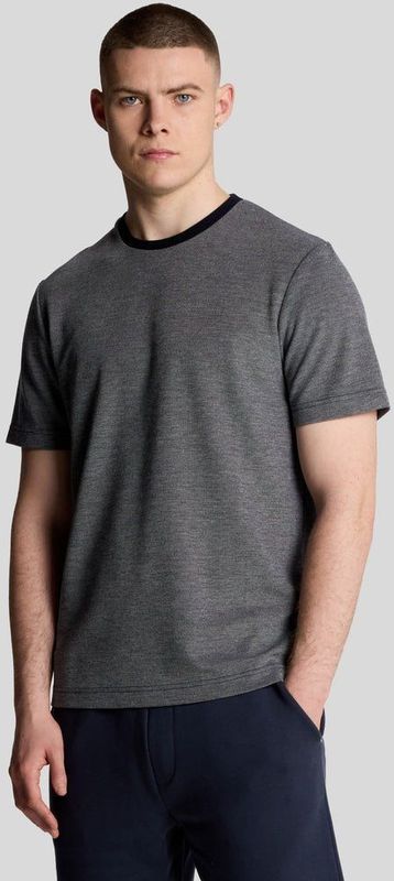 Lyle & Scott - Two Tone T-shirt - Middernachtblauw