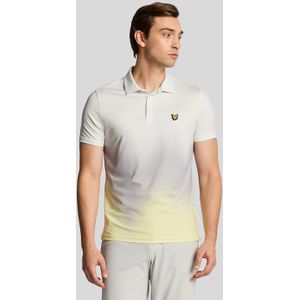 Lyle & Scott Golf Gradient Poloshirt - Wit