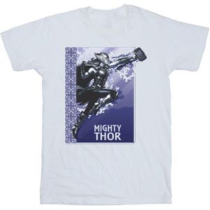 Li-cense Marvel heren thor liefde en donder mighty thor t-shirt