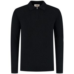 Pure Path 25030820 02 heren bouclé trui polo kraag  purep