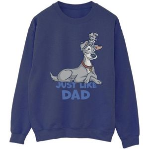 Li-cense Disney heren lady and the tramp net als papa sweatshirt