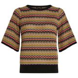 King Louie - Maree - Top - Donker Bruin - Korte Mouw