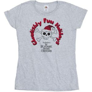 Li-cense Disney dames the nightmare before christmas ghouishly fun holidays t-shirt van katoen