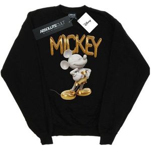 Li-cense Disney heren mickey mouse gouden standbeeld sweatshirt