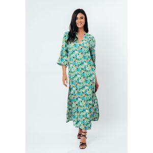 Kaftans - Maxi Jurk - Bloemenprint - Geweven Viscose - Lang Los Silhouet