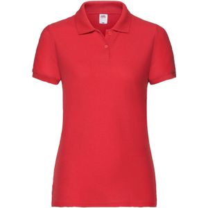 Fruit of the Loom - Poloshirt - Groen - 65% Polyester 35% Katoen - Oeko-Tex Standaard 100