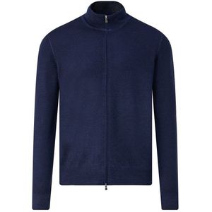 Gran Sasso - Cardigan - Donkerblauw - Hoogwaardige Materialen