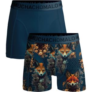 Muchachomalo Heren 2-pack boxershorts print/effen
