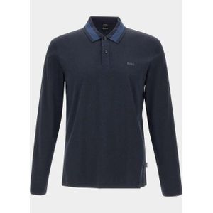 Hugo Boss Polo lange mouw h-pleins 200 10273705 01 50549257/405