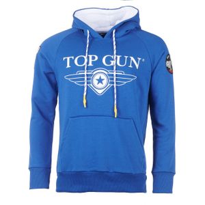 Top Gun - TG20193012 - Hoodie - Met Patches - Zacht - Capuchon