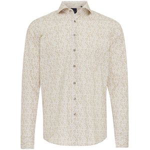 Tresanti Cora | shirt with botanical print | taupe