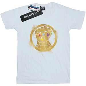 Li-cense Marvel dames avengers endgame geschilderd infinity gauntlet katoenen vriendje t-shirt