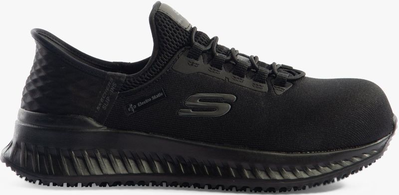 Skechers - Tilido Ombray - Bouwlaars - Zwart - Handsfree Slip-Ins