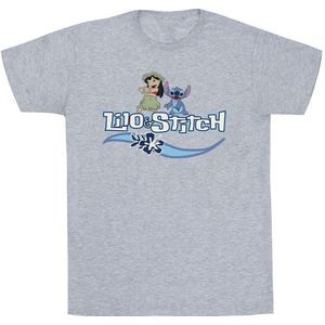 Li-cense Disney heren lilo en stitch tekens t-shirt