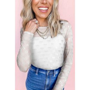 Striknet Top met Lange Mouwen