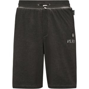 Philipp Plein - Jogging Shorts Basic - Zwart - Korte Broeken