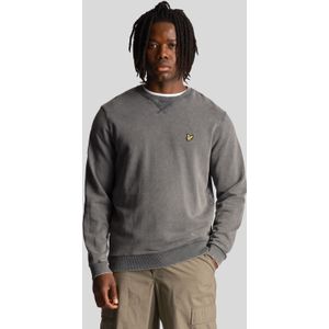 Lyle & Scott - Gewassen Rundhals Sweatshirt - Zwart