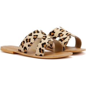 Tower Footwear - Cut Out - Muiltjes - Beige - Leer