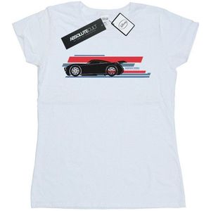 Li-cense Disney dames cars jackson storm stripes katoenen t-shirt