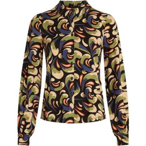 King Louie - Blouse - Zwart/Multicolour