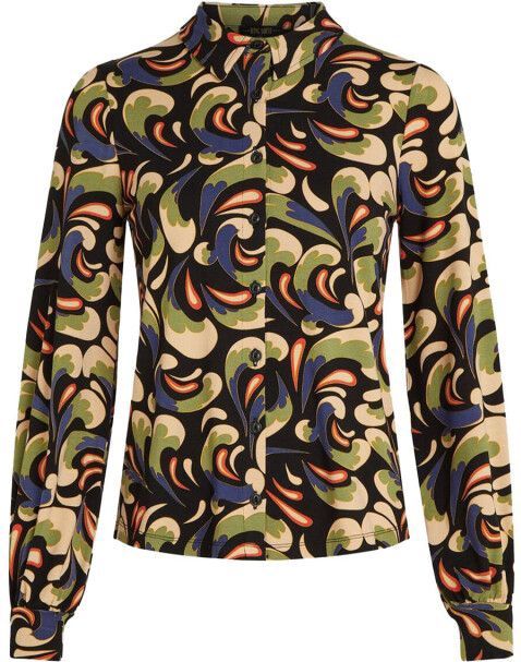 King Louie - Blouse - Zwart/Multicolour