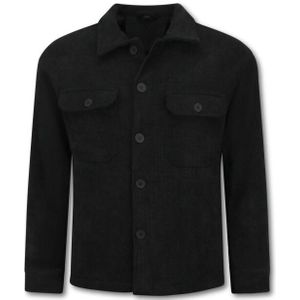 Enos Flannel overshirt met zakken jack