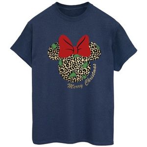 Li-cense Disney dames minnie mouse luipaard kerst katoenen vriendje t-shirt