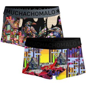 Muchachomalo - Heren 2-pack Trunks - Rood - Redridinghood Hansel