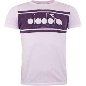 Diadora - Cradle - T-shirt - Roze - Korte Mouwen - Dames