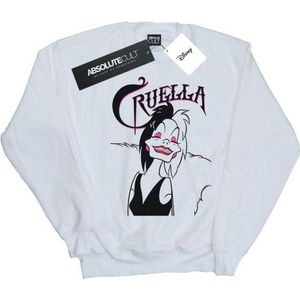 Li-cense Disney heren cruella de vil boze glimlach sweatshirt