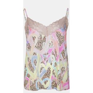 Mucho Gusto - Slip Top - Leopard - Pastel Hartjes