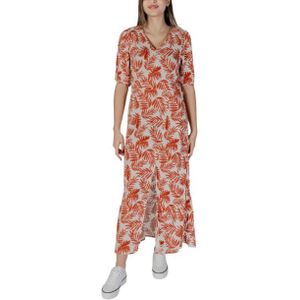 B.young - 20813223 - Jurk - Bruin - 52% Linnen 48% Viscose