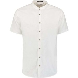 No Excess Shirt short sleeve granddad solid w white