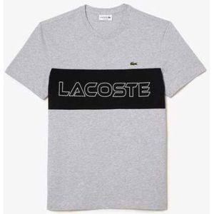 Lacoste T-shirt tee 01 s24 silver chine grijs
