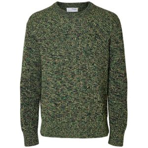SELECTED HOMME - TILUM - Gemêleerde Pullover - Relaxed Fit - Puur Katoen