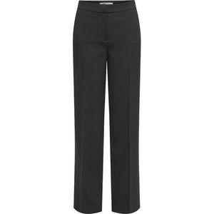 Only - Onlraven Life MW Straight Pant TLR - Zwart - Lange Broek