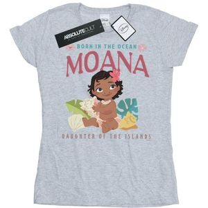 Li-cense Disney dames moana geboren in de oceaan katoenen t-shirt
