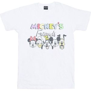 Li-cense Disney dames mickey mouse friends faded nostalgia katoenen vriendje t-shirt