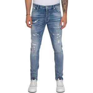 My Brand Distresses jeans nave blue