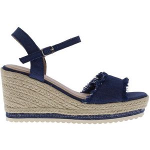 Ella Cruz - Weqar Espadrille - Jeans - Canvas - Zomer Sandaal