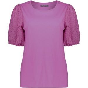 Geisha 42375-41 t-shirt brodery sleeves