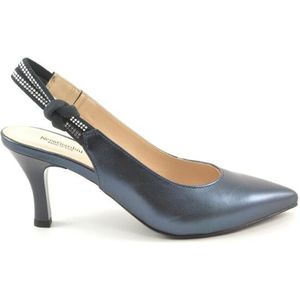 Nerogiardini - Sling-Back Pumps - Blauw - Leer