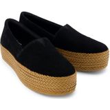 TOMS - Valence - Espadrilles - Zwart Suede - CloudBound™ Schuimzolen