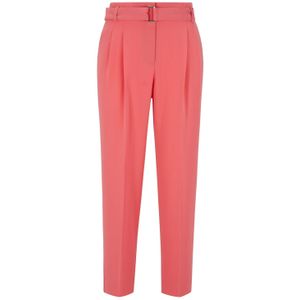 BOSS - Tapiah - Damespantalon - Roze - Regular-fit - Cropped